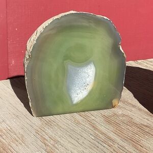 Natural polished front Agate free form